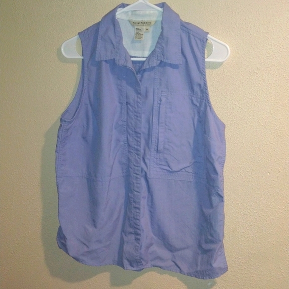 Royal Robbins Lilac Purple Utility Vest Camping Fishing Hiking M - Picture 1 of 5